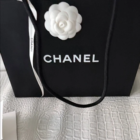 Chanel Gift bag , box, Camelia flower, ribbon. Decorative Set - Picture 13 of 13